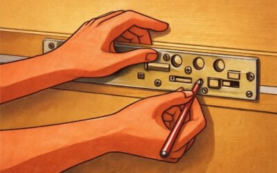 Como reforzar una bisagra