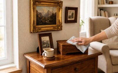 Como cuidar cuadros y muebles auxiliares