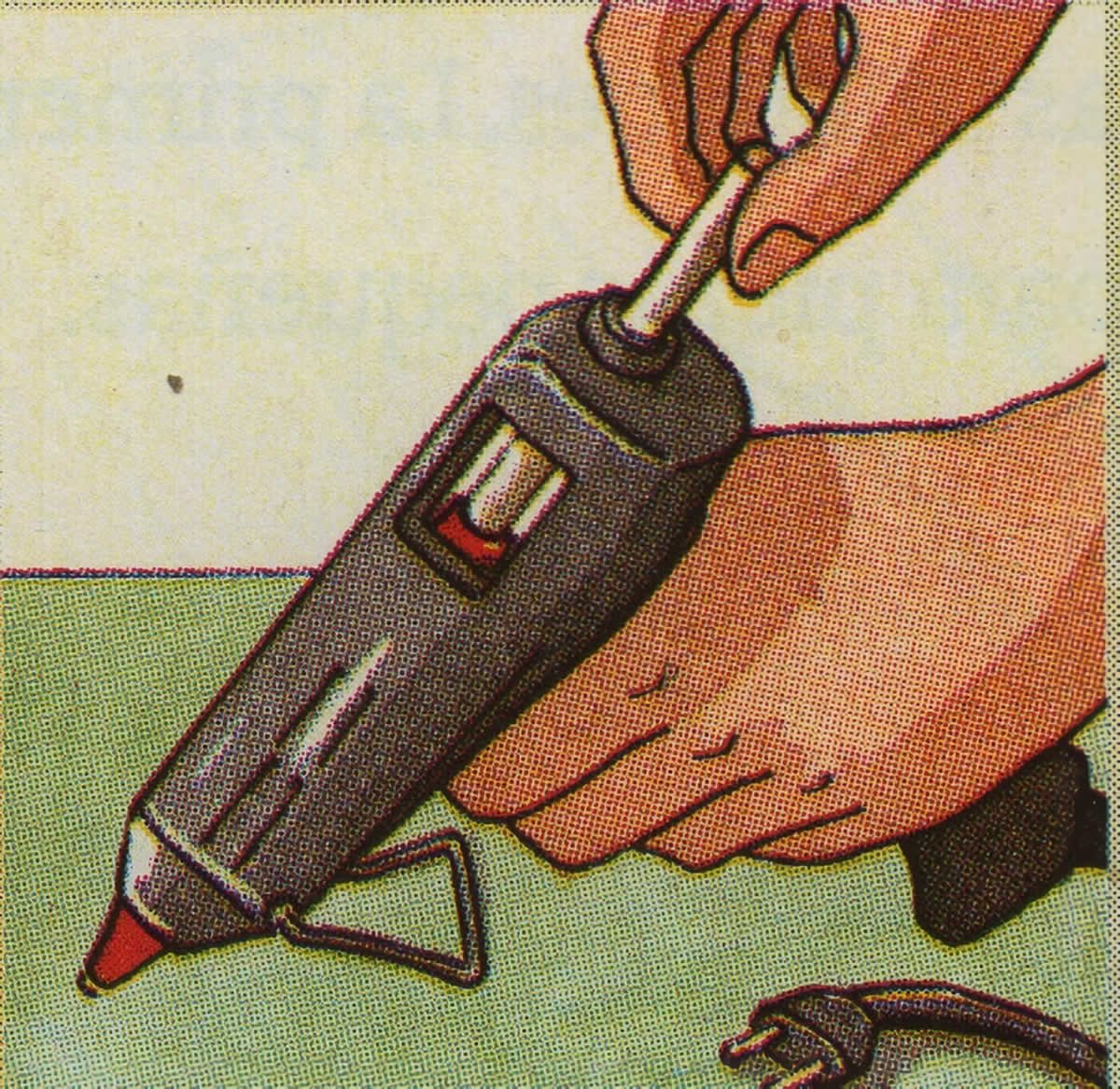 Cómo pegar madera con cola termofusible