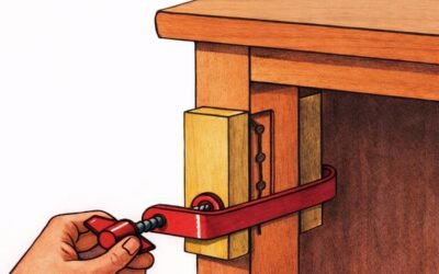 Cómo arreglar un mueble con una puerta descolgada