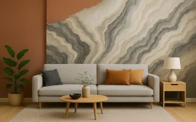 Efectos visuales con murales, marmolizados y otras técnicas