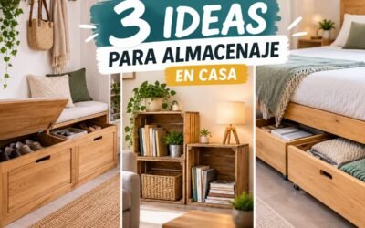 3 ideas para almacenaje en casa: soluciones prácticas y decorativas