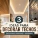 Ideas creativas para decorar techos con diferentes materiales y acabados, desde madera y yeso hasta metal e iluminación, para renovar y mejorar los espacios interiores.