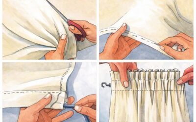 4 pasos para hacer unos visillos