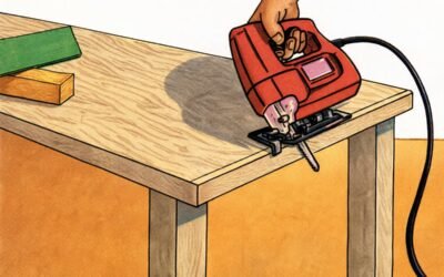Cómo hacer una mesa de madera con aspecto rústico