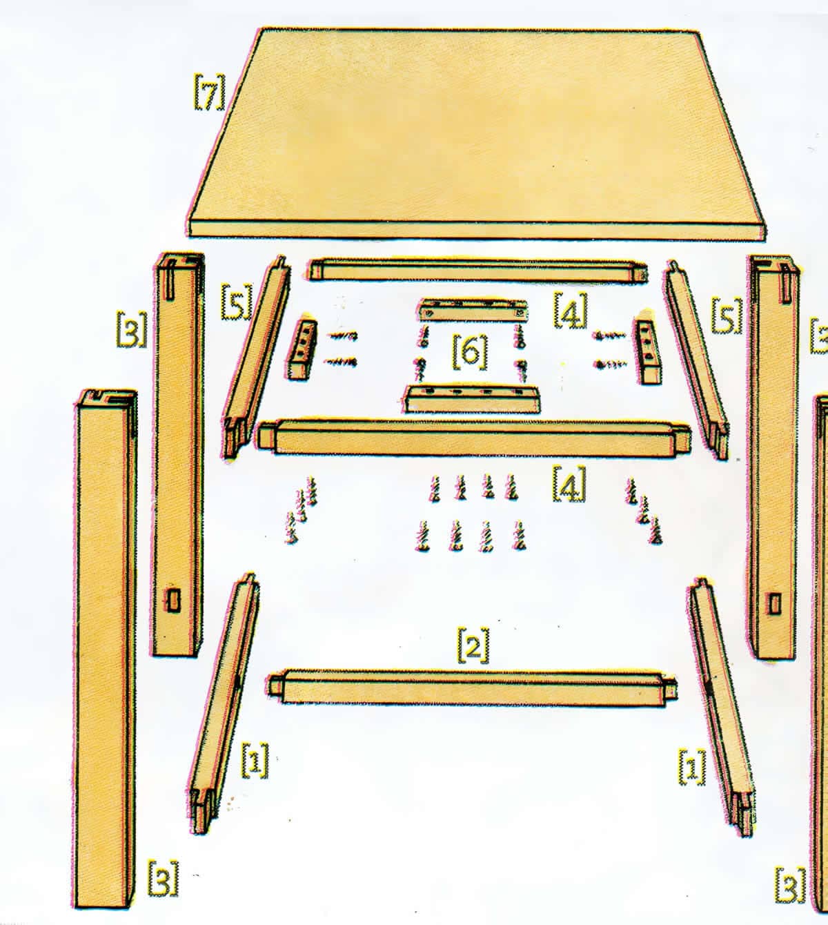 Cómo hacer una mesa de madera con aspecto rústico