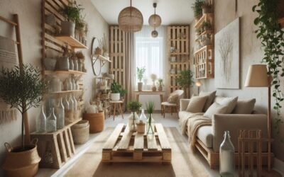 Cómo aprovechar los materiales reciclados para decorar tu sala pequeña con Estilo Moderno
