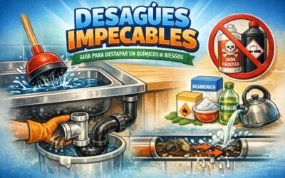Desagües impecables: Guía para destapar sin químicos ni riesgos