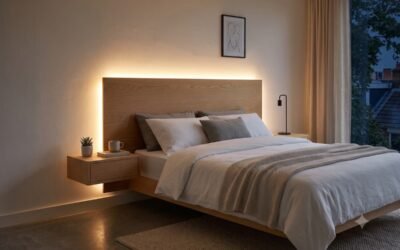 Cómo crear un cabecero de cama flotante con iluminación LED: Guía minimalista Paso a Paso