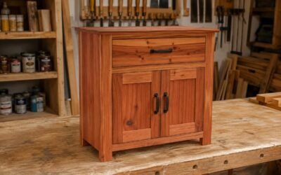 Cómo fabricar un mueble de madera con cajón y puertas